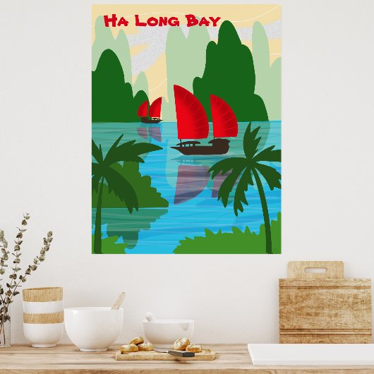 Ha Long Bay, Vietnam Poster (Küche)