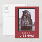 Ha Long Bay Vietnam Postkarte (Vorne/Hinten)