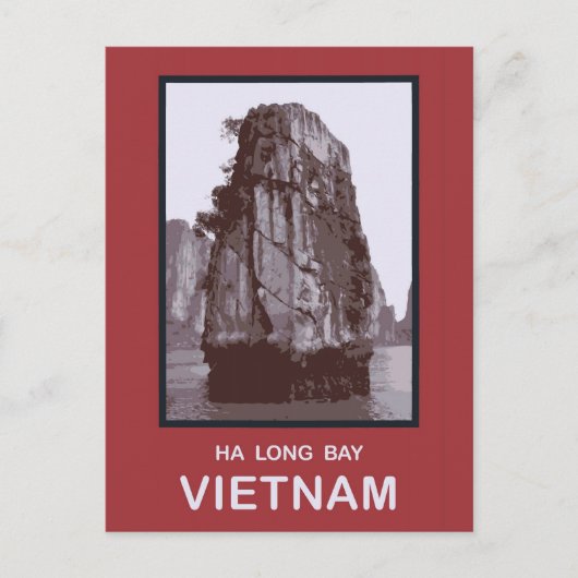 Ha Long Bay Vietnam Postkarte (Vorderseite)