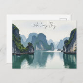 Ha Long Bay Vietnam Postkarte (Vorne/Hinten)