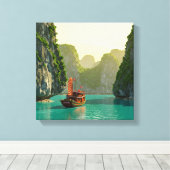 Ha Long Bay Vietnam Travel Leinwanddruck (Insitu (Holzboden))