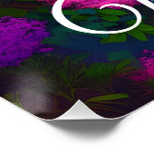 Ha Long Bay Vietnam Travel Poster (Ecke)