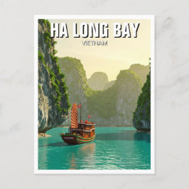 Ha Long Bay Vietnam Travel Postkarte