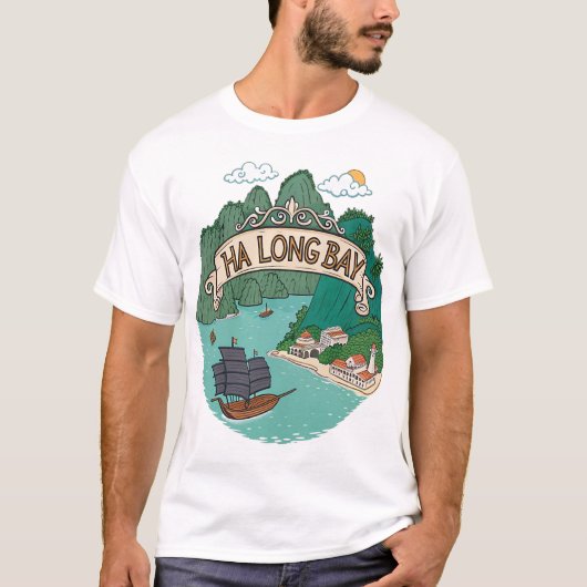 Ha-Long-Bucht T-Shirt (Vorderseite)