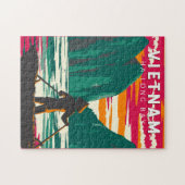 Ha Long Bucht Vietnam Boot Händler Reise Kunst Vin Puzzle (Horizontal)