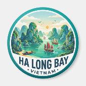 Ha-Long-Bucht Vietnam Magnet (Vorne)