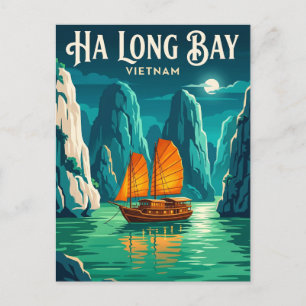 Ha-Long-Bucht Vietnam Postkarte