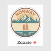Hå, Norge Norwegen Aufkleber (Blatt)