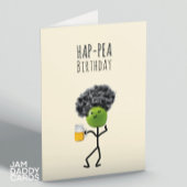 Ha- Pea Birthday Karte