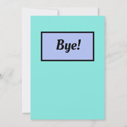 Ha pea Mütter Tag! Karte (Rückseite)