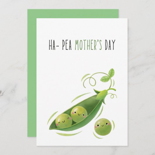 Ha-Pi-Mütter Feiertagskarte (Vorne/Hinten)