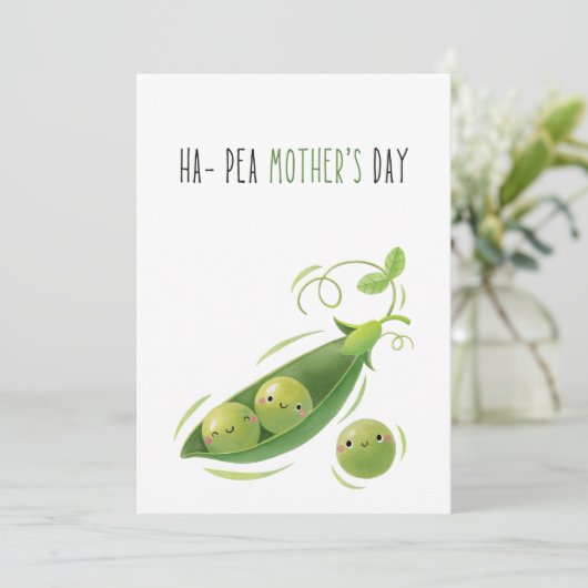 Ha-Pi-Mütter Feiertagskarte (Stehend Vorderseite)