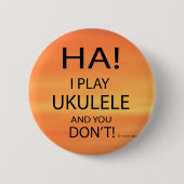 Ha Ukulele Button (Vorderseite)