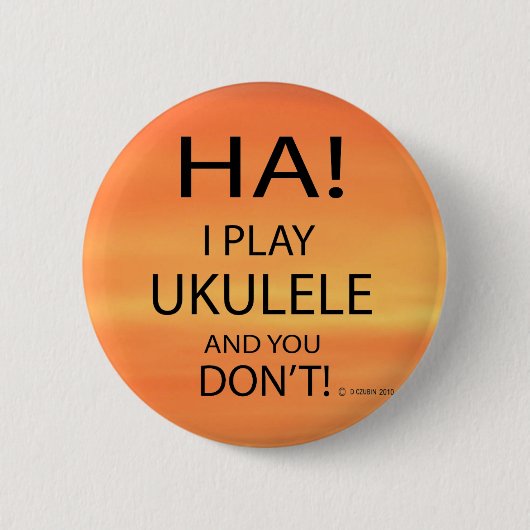 Ha Ukulele Button (Vorderseite)