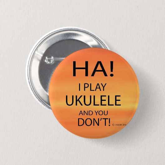 Ha Ukulele Button (Vorne & Hinten)