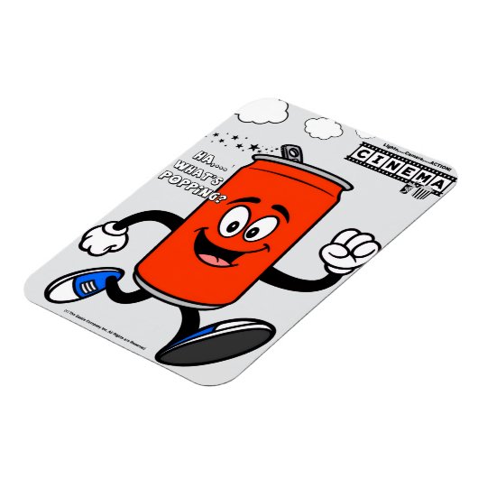 Ha... Was ist Popping? Soda Can Buddy Magnet (Linke Seite)