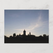 HAAGER BURG MIT SCHLOSSTURM IN ABENDDÄMMERUNG POSTKARTE (Vorderseite)