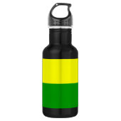 Haager Flagge Edelstahlflasche (Vorderseite)