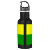 Haager Flagge Edelstahlflasche (Rückseite)