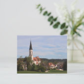 HAAGER KIRCHE MARIAE HIMMELFAHRT VON FREYUNG AUS POSTKARTE (Stehend Vorderseite)