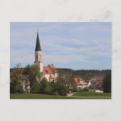 HAAGER KIRCHE MARIAE HIMMELFAHRT VON FREYUNG AUS POSTKARTE (Vorderseite)