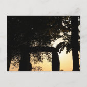 HAAGER KLEIN STONEHENGE IN MORGENDÄMMERUNG POSTKARTE (Vorderseite)