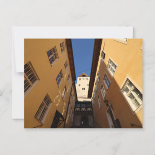 HAAGER KLEINER SCHLOSSTURM VON FREITREPPE AUS POSTKARTE