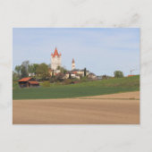HAAGER MIT SCHLOSSTURM MIT ACKER VON ALTDORF POSTKARTE (Vorderseite)