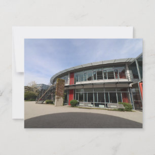 HAAGER REALSCHULE NEUES GEBÄUDE POSTKARTE