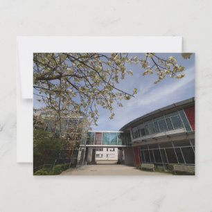 HAAGER REALSCHULE ÜBERGANG ZUM NEUBAU POSTKARTE