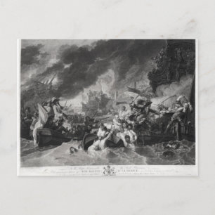 Haager Schlacht am 29. Mai 1692 Postkarte