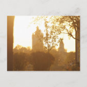 HAAGER SCHLOSSTÜRME IN GLEISSENDER ABENDSONNE POSTKARTE (Vorderseite)