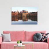 Haager Skyline in den Niederlanden Leinwanddruck (Insitu (Wohnzimmer))