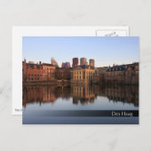 Haager Skyline in den Niederlanden Postkarte (Vorne/Hinten)