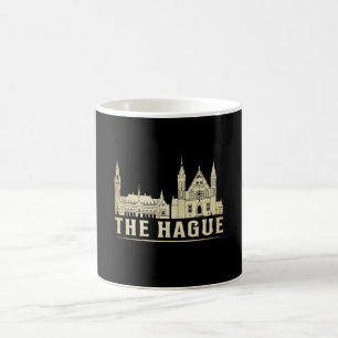 Haager Stadtbild Skyline Trip Funny Gift Kaffeetasse