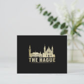 Haager Stadtbild Skyline Trip Funny Gift Postkarte (Stehend Vorderseite)