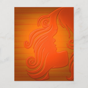 Haar-181745 Haare Frau Haarfarbe Flyer