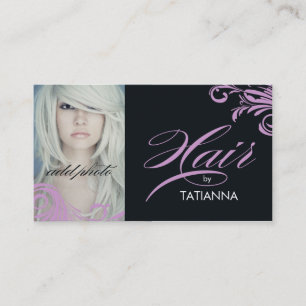 Haar 311 durch lila Visitenkarte