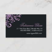 Haar 311 durch lila Visitenkarte (Rückseite)