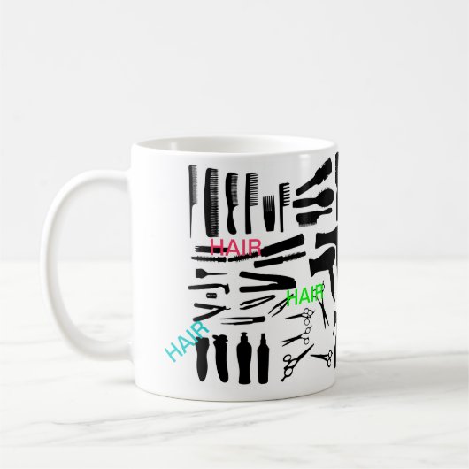 Haar-Aufbereiter-Tasse Kaffeetasse (Links)