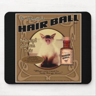 Haar-Balls des Dr.-Samsons tonische Mausunterlage Mousepad
