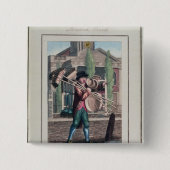 Haar-Besen, Shoreditch Kirche Button (Vorderseite)