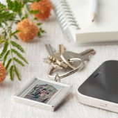 Haar-Besen, Shoreditch Kirche Schlüsselanhänger (Seite)