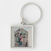 Haar-Besen, Shoreditch Kirche Schlüsselanhänger (Vorne)