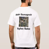 Haar Damamged? T-Shirt (Rückseite)