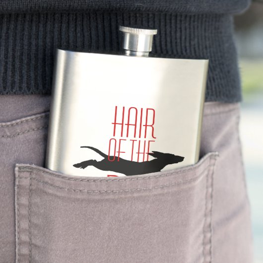 Haar des Hundes Flachmann (Beispiel)