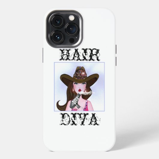 „HAAR-DIVA“ iPhone HÜLLE (Rückseite)