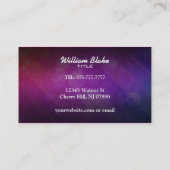 Haar-Erweiterungs-Visitenkarten Visitenkarte (Rückseite)