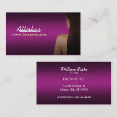 Haar-Erweiterungs-Visitenkarten Visitenkarte (Vorne/Hinten)