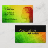 Haar-Flechtmaschinen-Visitenkarten Visitenkarte (Vorne/Hinten)